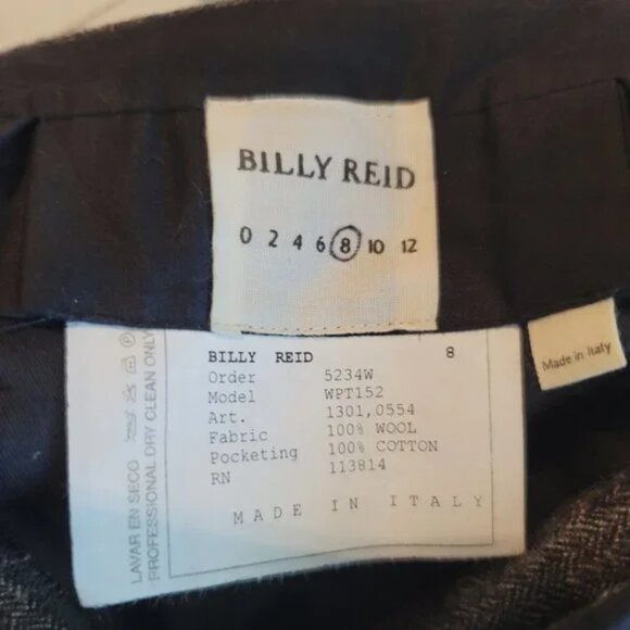 Billy Reid Cropped Pleated Wool Pants - Picture 9 of 10